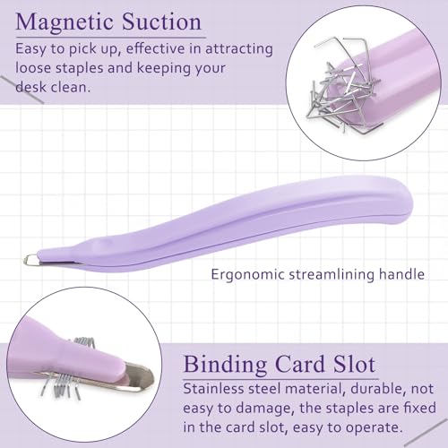 Modern Professional Staple Remover Tool, Magnetic Tip Design Facilitates Collection Kit