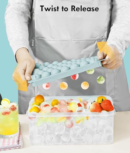 Minimalist Ice Cube Tray with Lid and Bin – for Daily Use