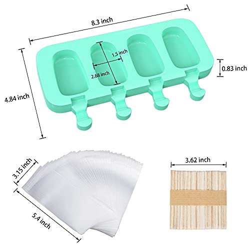 Minimalist Popsicles Molds, Ozera 2 Pack Homemade Cake Pop for Daily Use