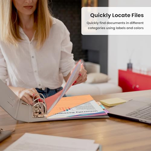 Taja 16 Count Dividers for 3 Ring Binder with Two Set