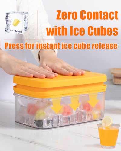 Brigii Ice Cube Tray with Lid & Storage Set