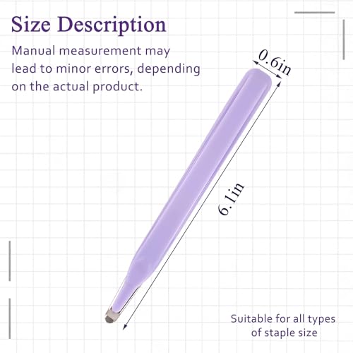 Modern Professional Staple Remover Tool, Magnetic Tip Design Facilitates Collection Kit