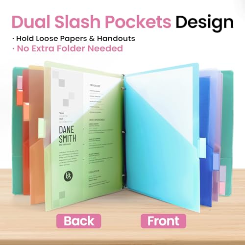Taja 16 Count Dividers for 3 Ring Binder with Two Set