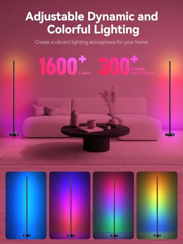 top-tier OIYN Smart RGBICW LED Corner Floor Lamp - 16 Essentials