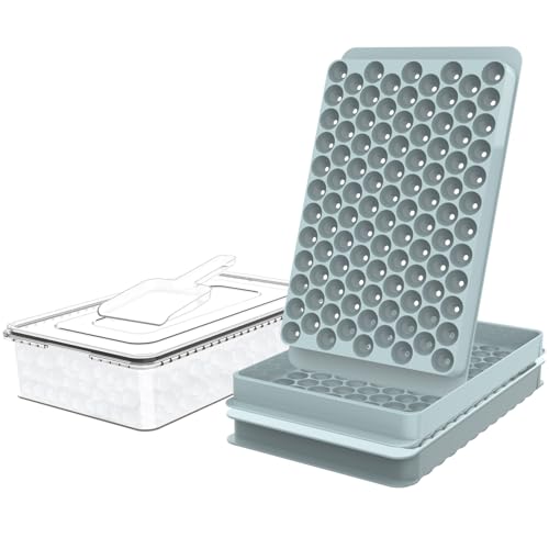 Minimalist WIBIMEN Mini Ice Cube Trays, 0.55” Tiny Essentials