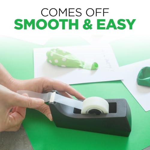 Eco-Friendly Scotch Desktop Tape Dispenser, Black, 2.7 in. x 2.7 for Daily Use