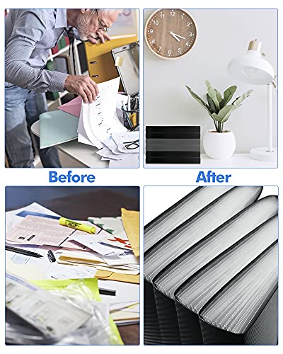 Eco-Friendly Expanding File Folder with Tabs, 13 Pockets File Organizer Collection